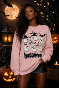 Spooky Season Cozy Halloween Crewneck Sweatshirt